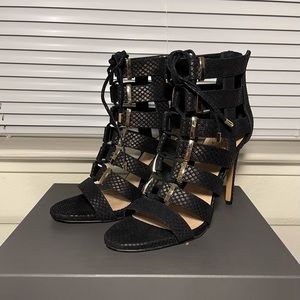 Vince Camuto Freshi Women US 9.5 Black Sandals. New. Never worn.
